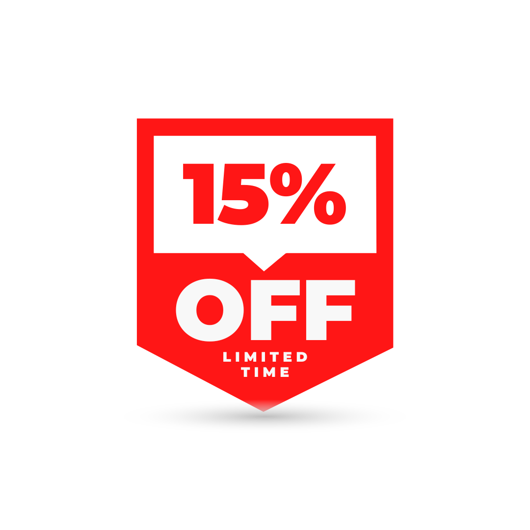 15% OFF